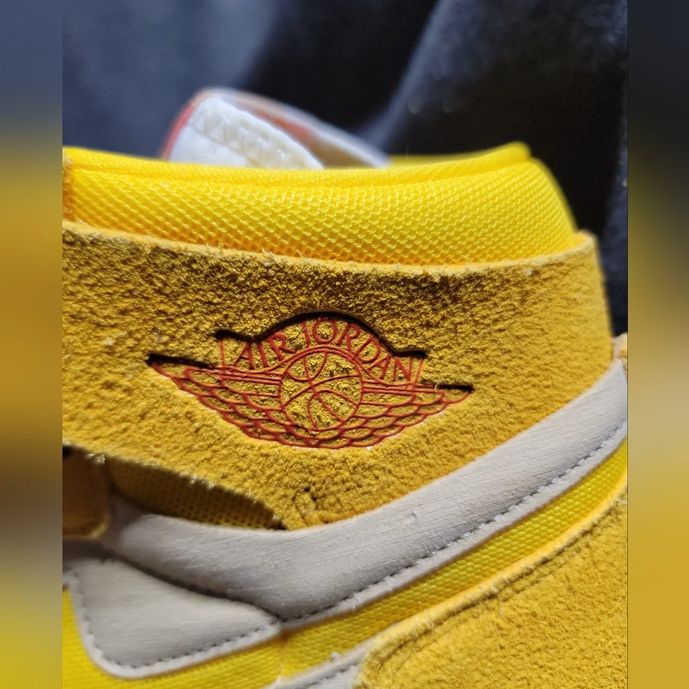 NEW Nike Air Jordan 1 Zoom COMFORT 2 'Yellow Ochre' - Picture 7 of 10